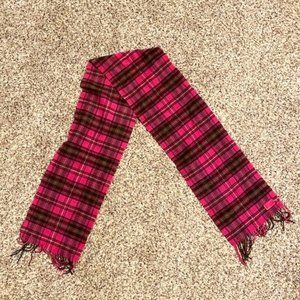 Coach women's pink patterned scarf, like new.